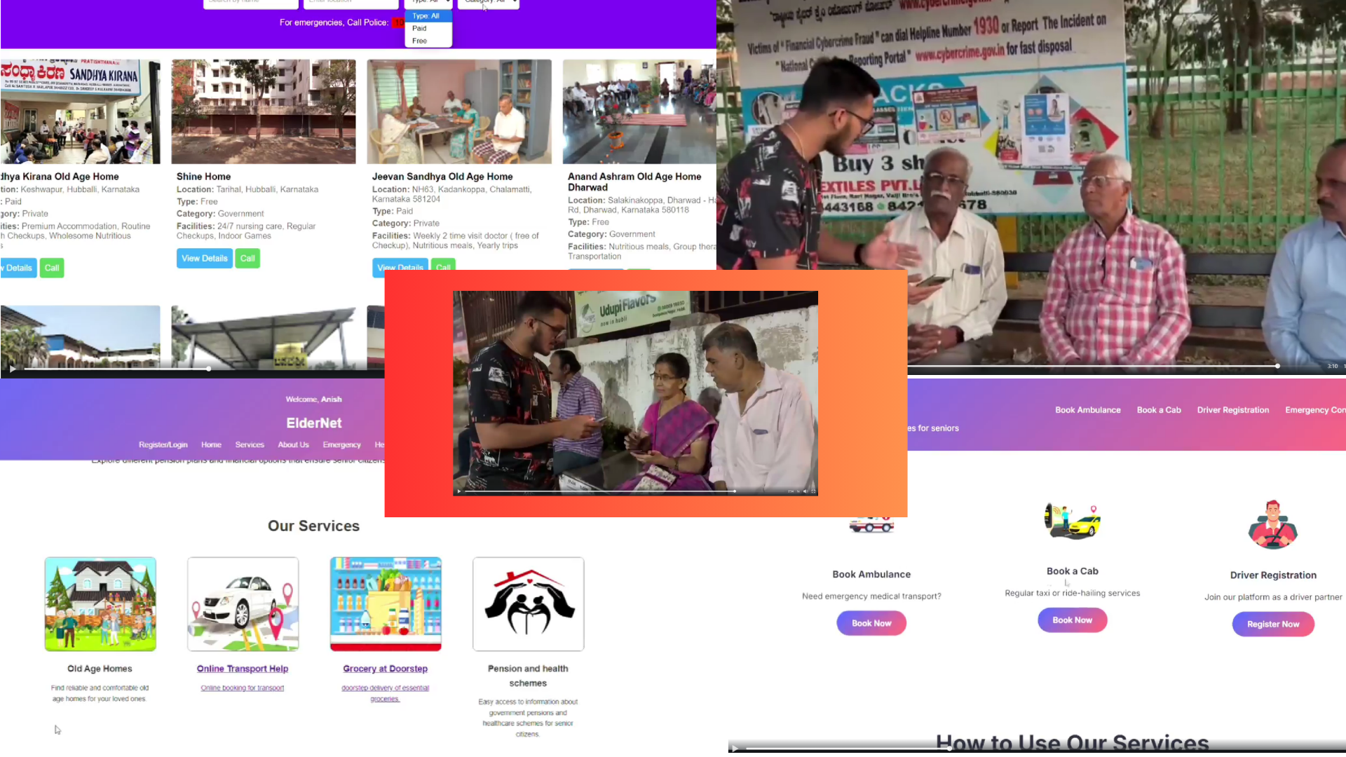 Elderly Care Full-Stack Platform